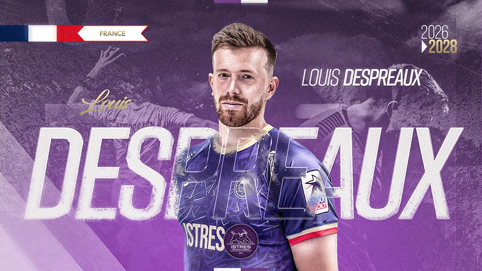 Louis Despreaux s’engage avec le Istres Provence Handball