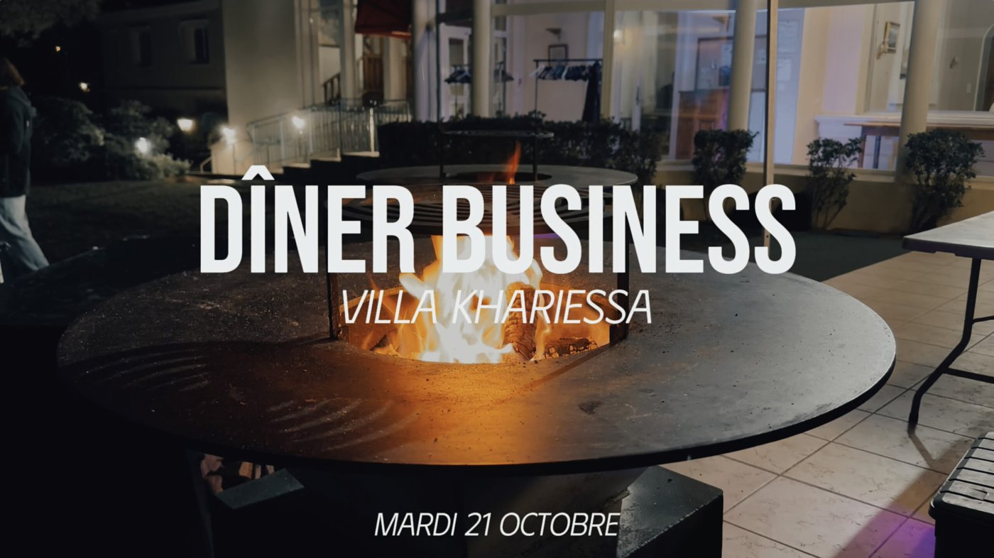Dîner business à la Villa Khariessa