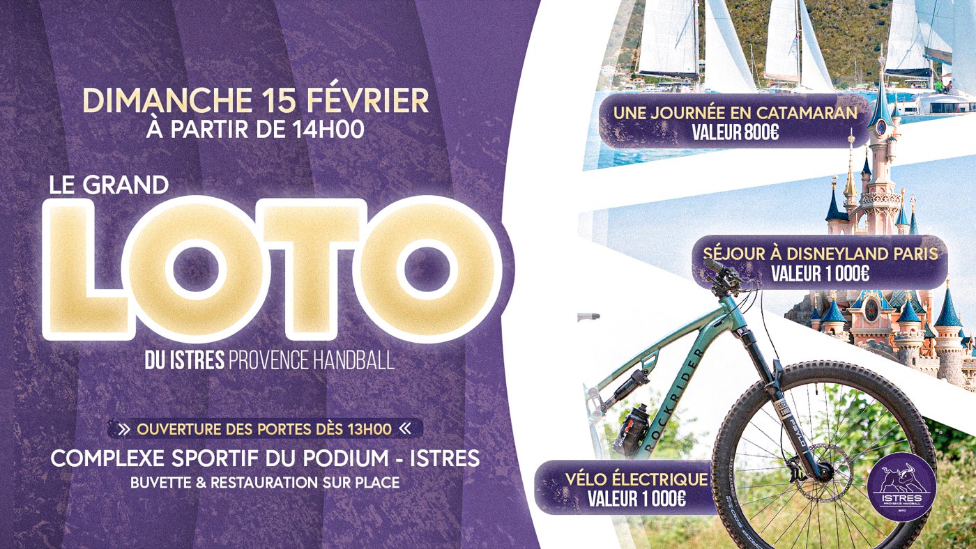 Grand Loto du Istres Provence Handball 2026