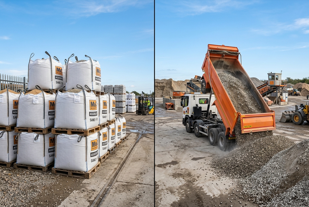 Big bag ou vrac : comment choisir pour vos matériaux ?