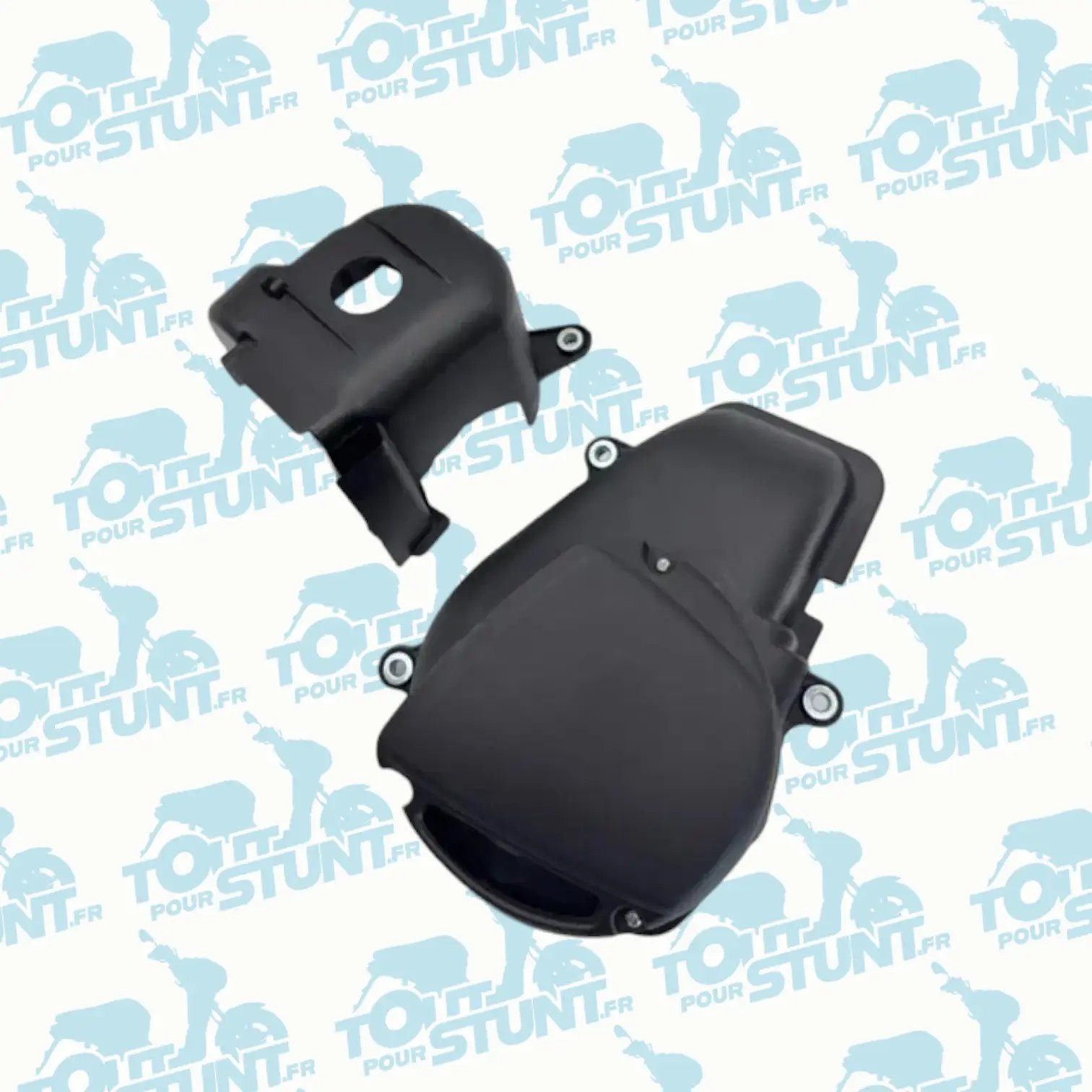 LOT CACHE CYLINDRE+CACHE ALLUMAGE STUNT-SLIDER-BOOSTER-BW’S-SPIRIT MBK YAMAHA