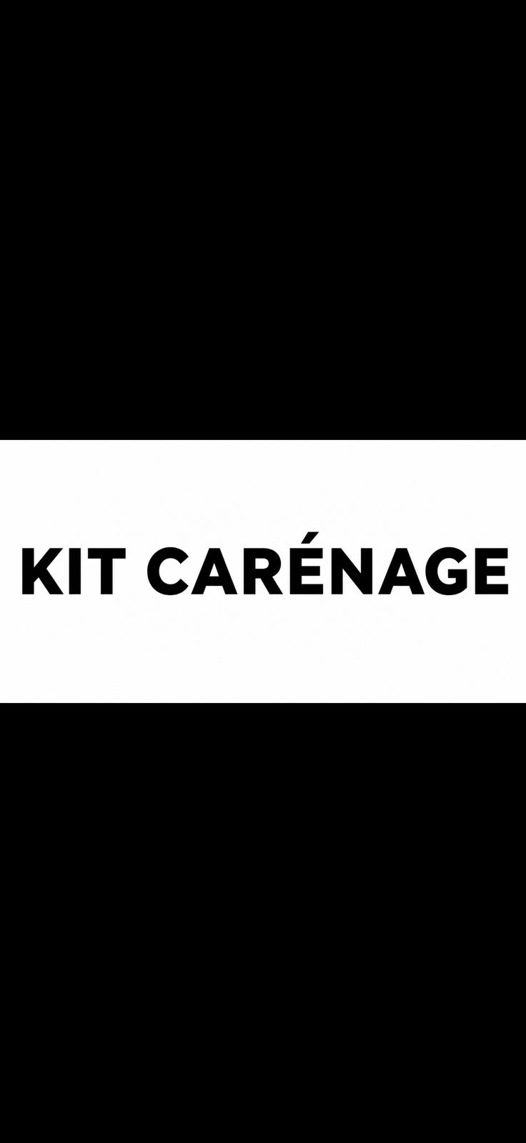 Kits carénages