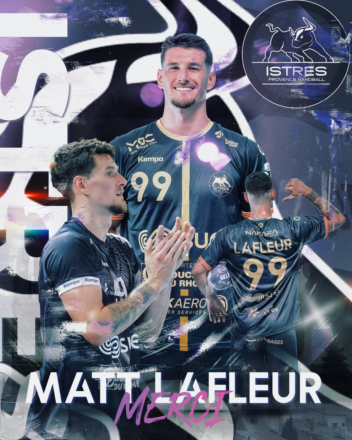 Matt Lafleur quitte le Istres Provence Handball !