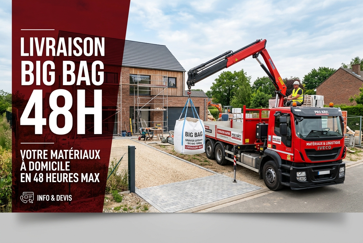 Livraison big bag 48h