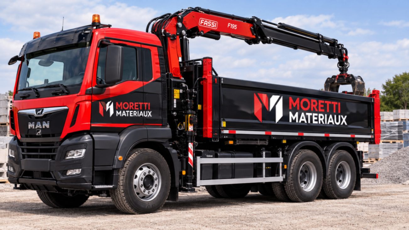 camion grue 19t forfait demi-journée 