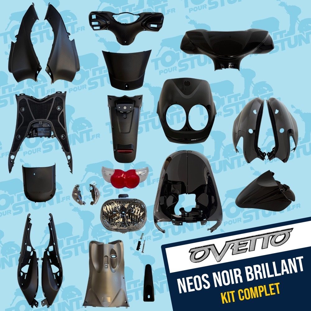 Kit carénage complet OVETTO noir