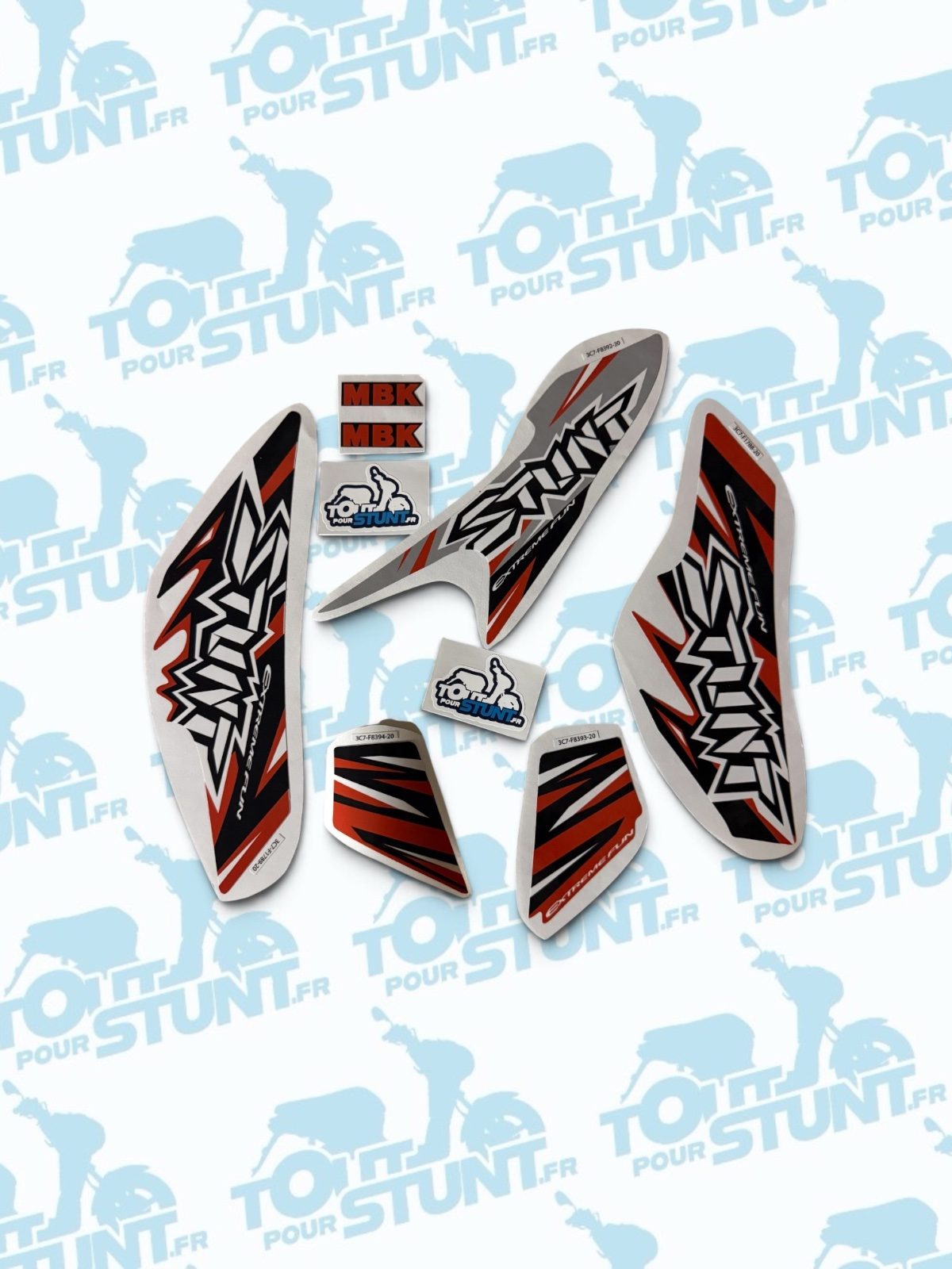 KIT DÉCO EXTRÊME FUN ORANGE STUNT MBK