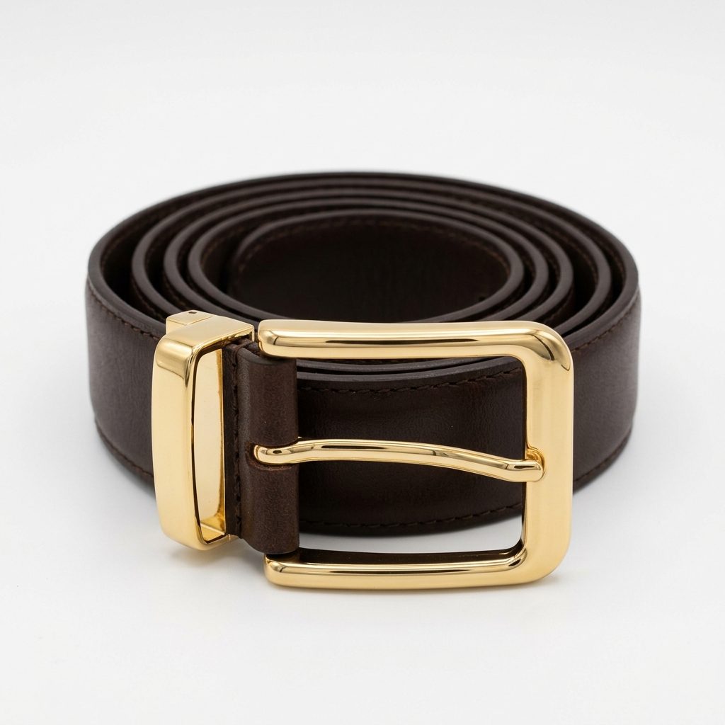 Boucle de ceinture dorée